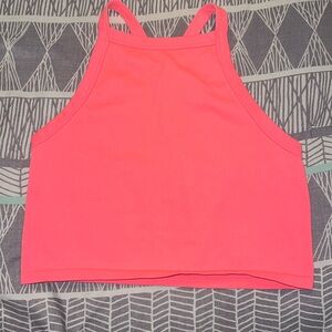 Pink crop top